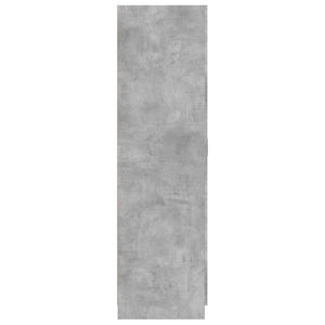 Armadio Grigio Cemento 80x52x180 cm in Legno Multistrato 800625