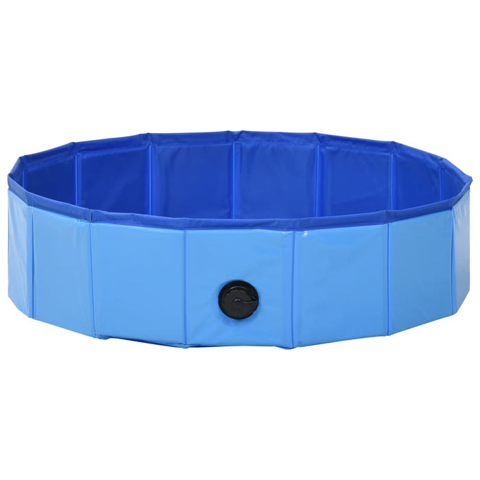 Piscina per Cani Pieghevole Blu 80x20 cm in PVC cod mxl 61180