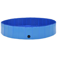 Piscina per Cani Pieghevole Blu 160x30 cm in PVC cod mxl 72879