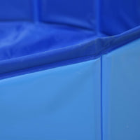 Piscina per Cani Pieghevole Blu 160x30 cm in PVC cod mxl 72879