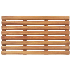 Pedane da Bagno 2 pz in Legno Massello d'Acacia 56x37 cm 46574