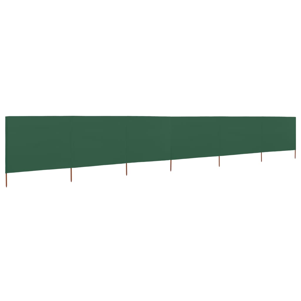 Paravento a 6 Pannelli in Tessuto 800x120 cm Verde cod mxl 9825