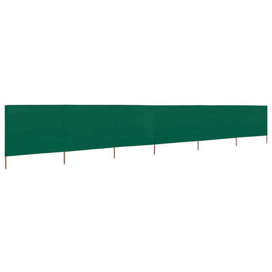 Paravento a 6 Pannelli in Tessuto 800x120 cm Verde cod mxl 9825