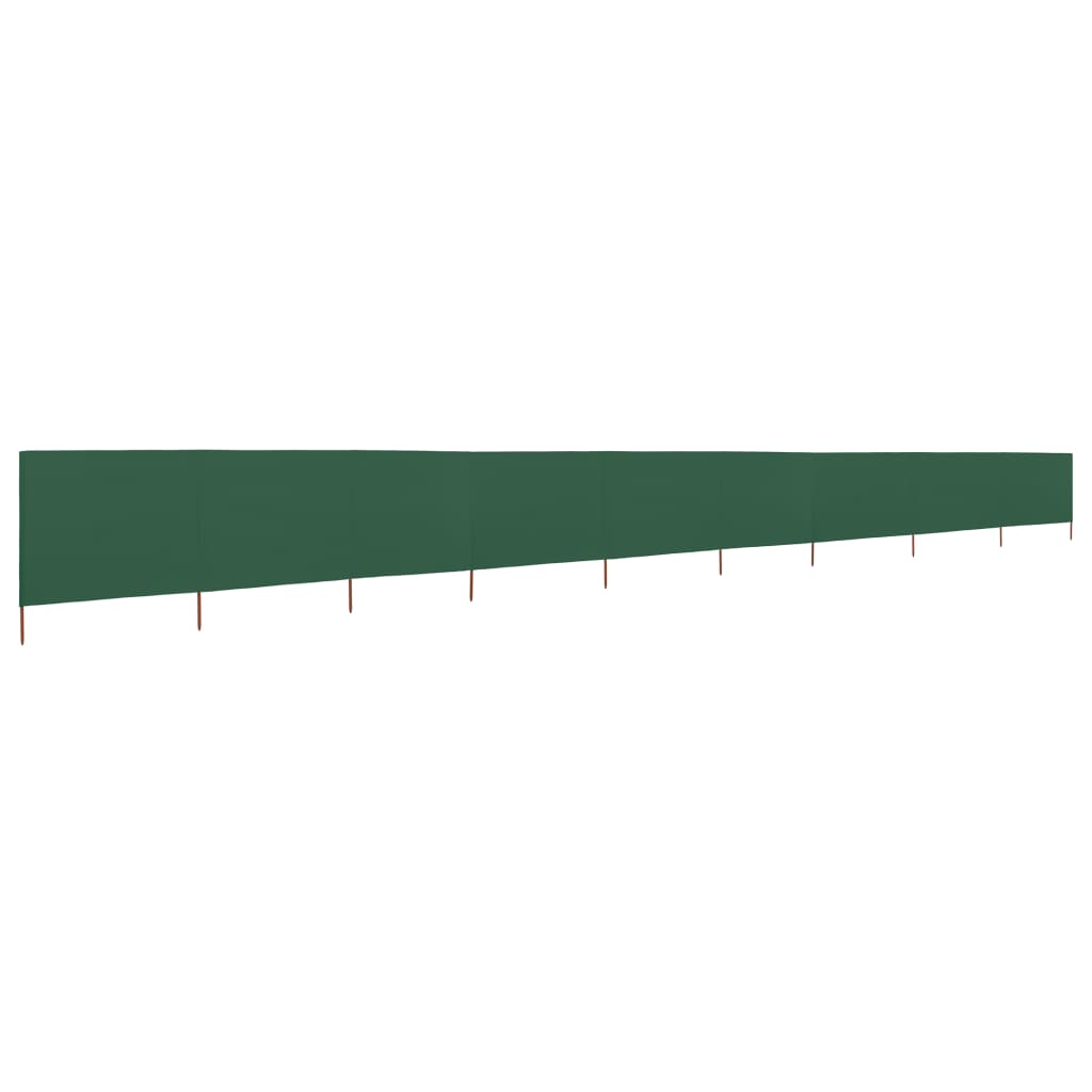 Paravento a 9 Pannelli in Tessuto 1200x120 cm Verde cod mxl 17302