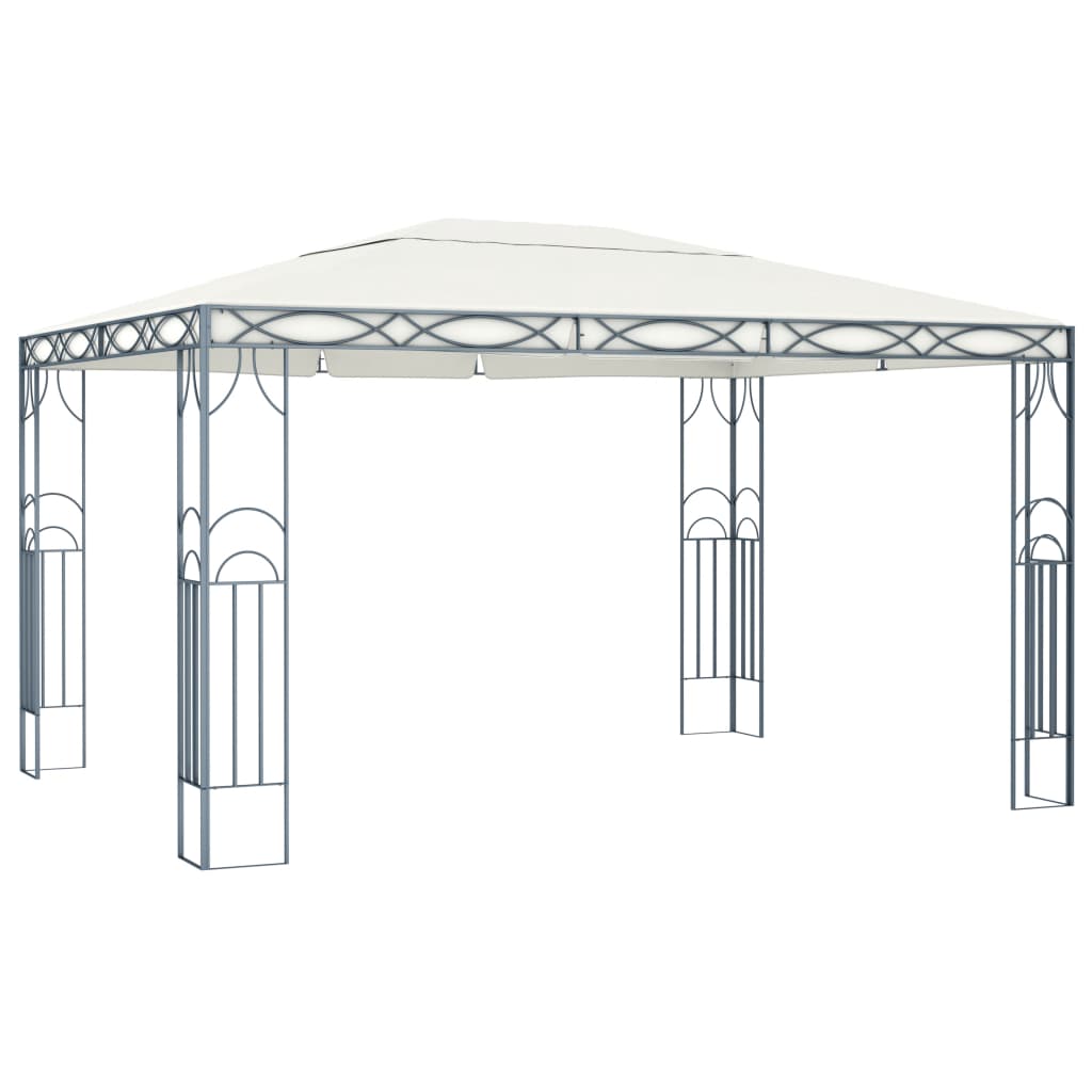 Gazebo 400x300 cm Crema 48048