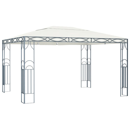 Gazebo 400x300 cm Crema 48048