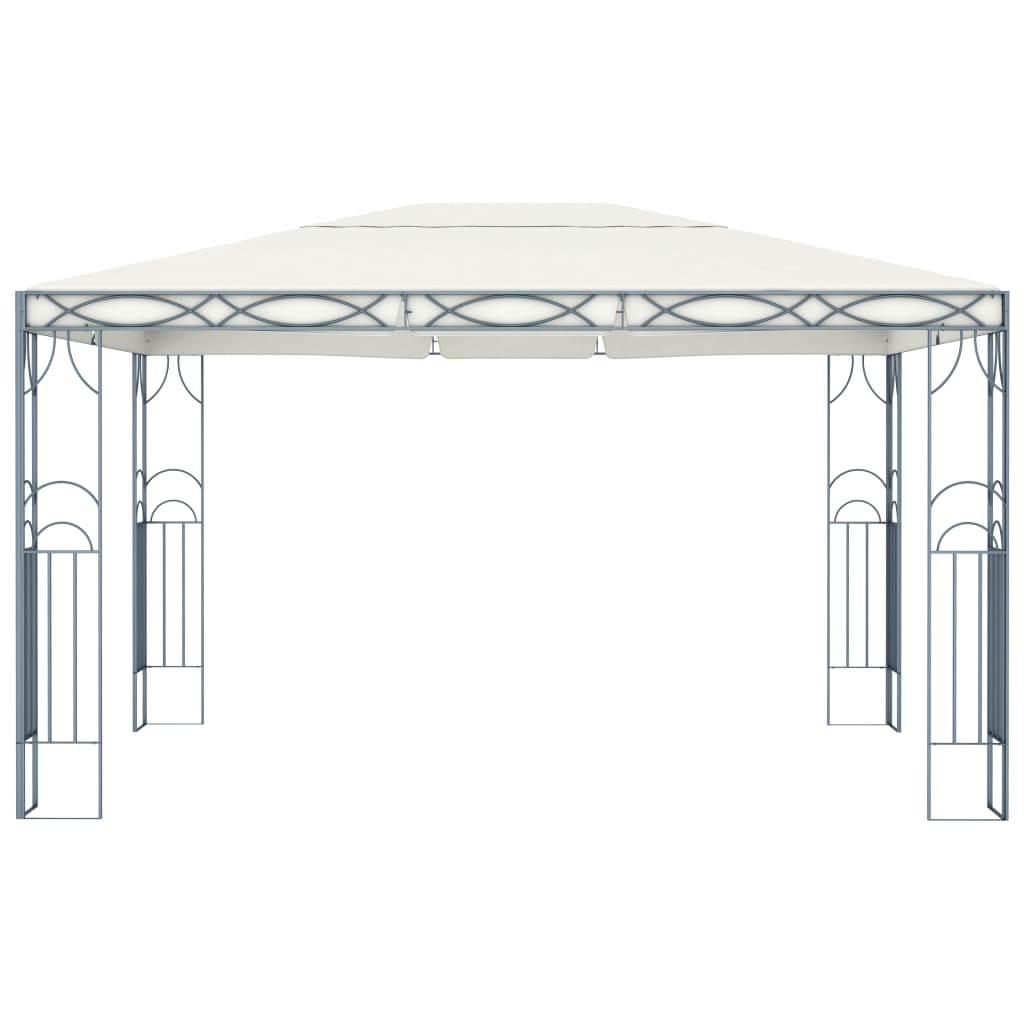 Gazebo 400x300 cm Crema 48048