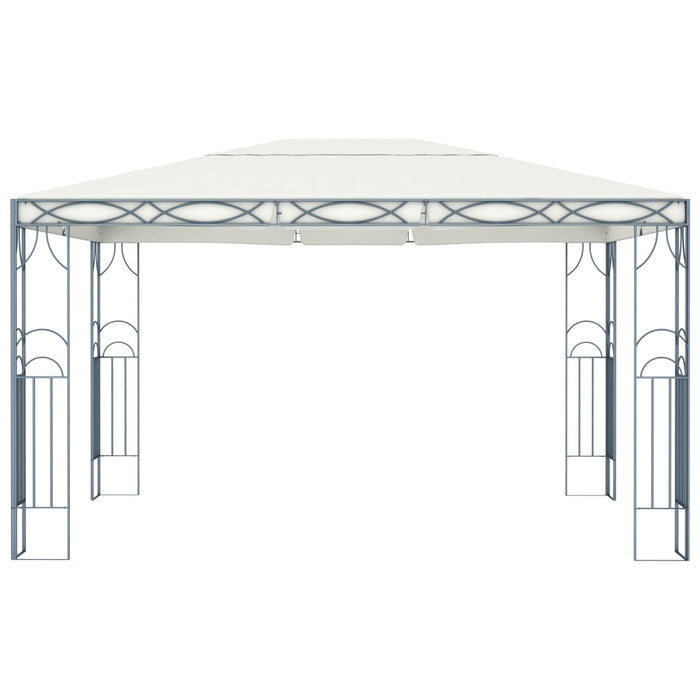 Gazebo 400x300 cm Crema 48048