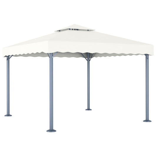 Gazebo 300x300 cm Crema Alluminio