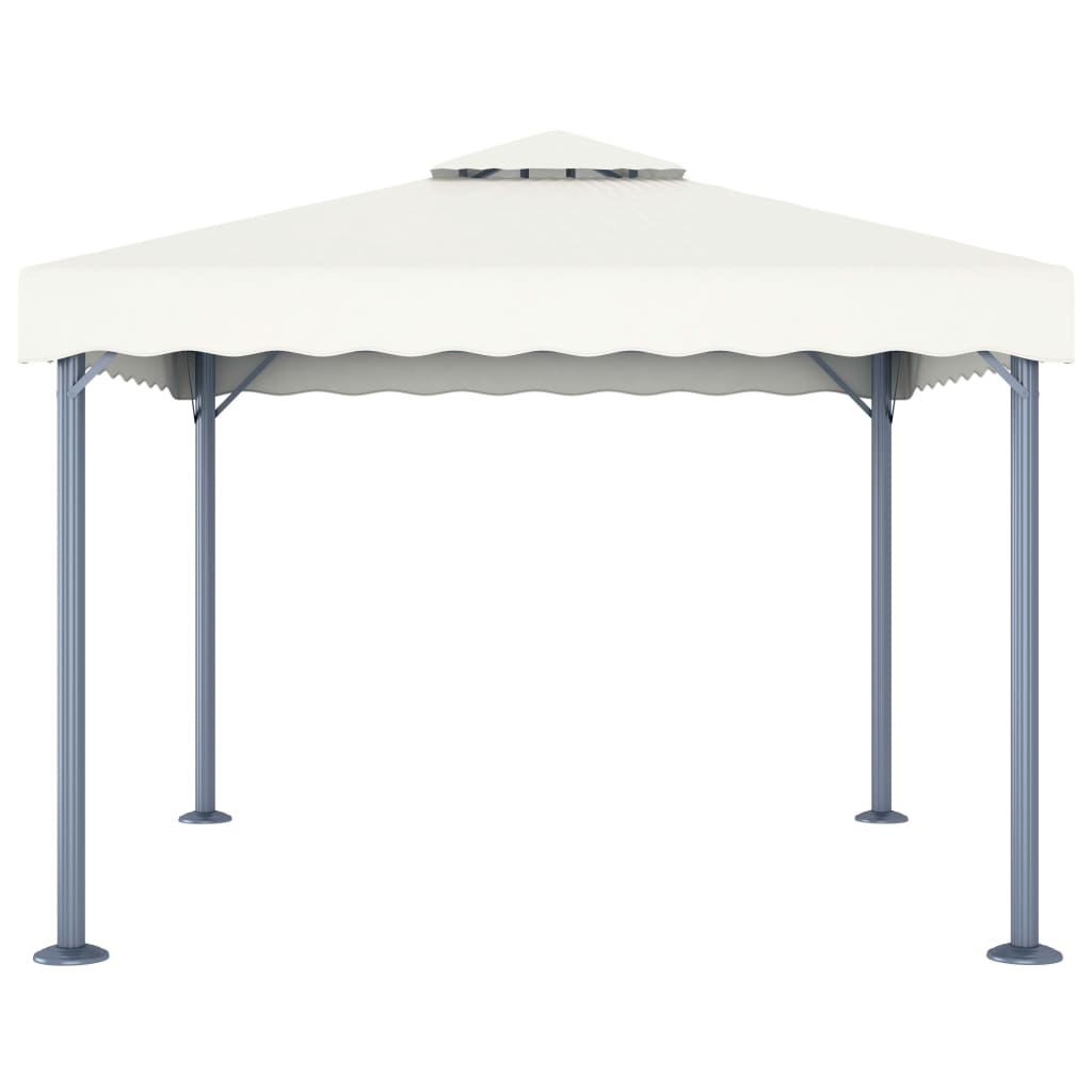 Gazebo 300x300 cm Crema Alluminio