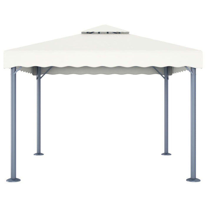 Gazebo 300x300 cm Crema Alluminio