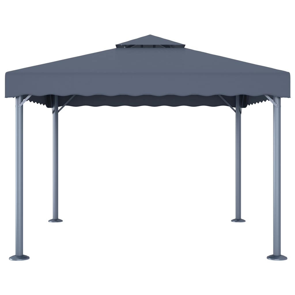 Gazebo 300x300 cm Antracite Alluminio cod mxl 66155