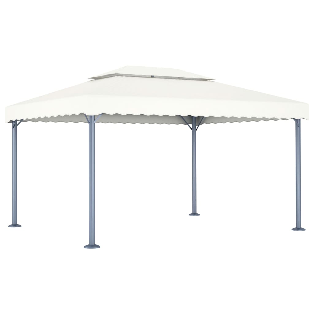 Gazebo 400x300 cm Crema Alluminio cod mxl 66105