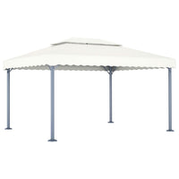 Gazebo 400x300 cm Crema Alluminio cod mxl 66105