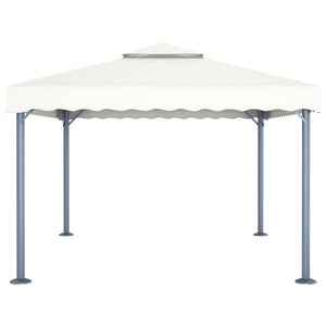 Gazebo 400x300 cm Crema Alluminio cod mxl 66105