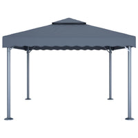 Gazebo 400x300 cm Antracite Alluminio 48063