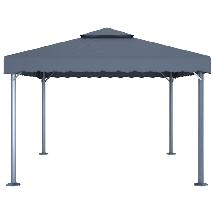 Gazebo 400x300 cm Antracite Alluminio 48063