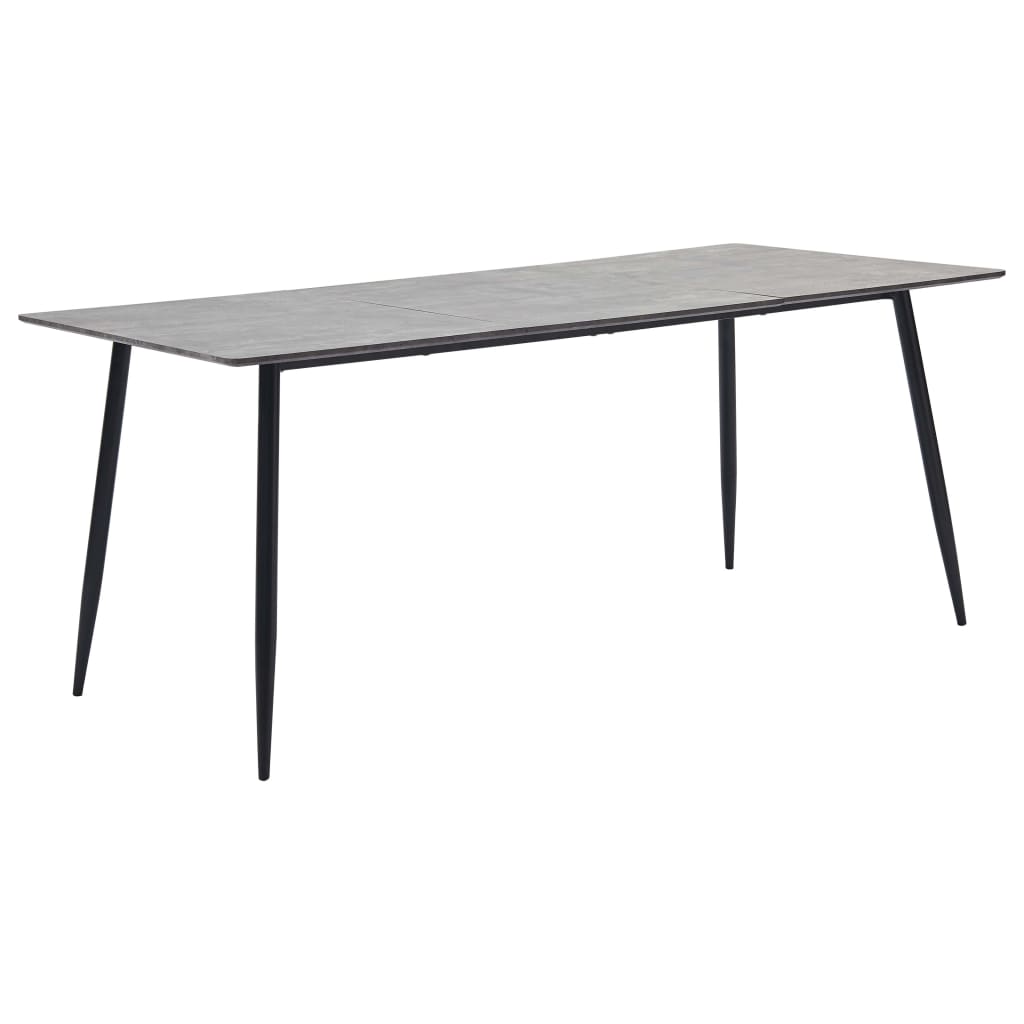 Tavolo da Pranzo Grigio 200x100x75 cm in MDF 281574