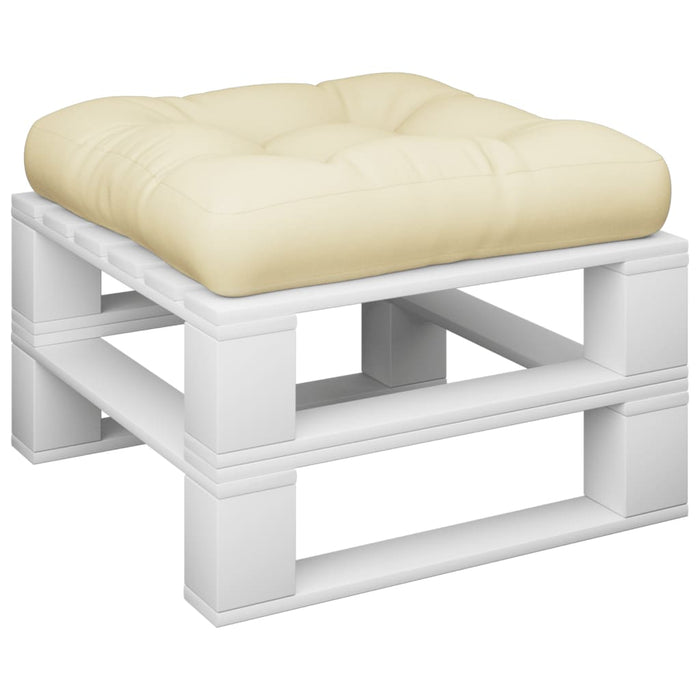 Cuscino per Pallet Crema 60x61,5x10 cm in Tessuto 47476