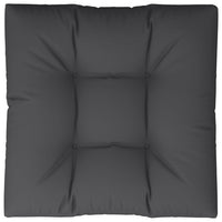 Cuscino per Seduta da Giardino Nero 80x80x10 cm Tessuto cod mxl 68033