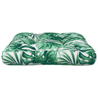 Cuscino Sedia da Giardino Motivo a Foglie 60x60x10 cm Tessuto cod mxl 58831