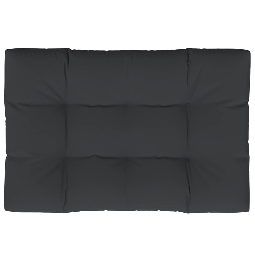 Cuscino per Seduta da Giardino Nero 120x80x10 cm in Tessuto cod mxl 68316