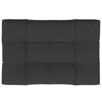 Cuscino per Seduta da Giardino Nero 120x80x10 cm in Tessuto cod mxl 68316