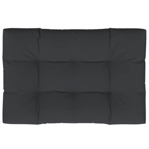 Cuscino per Seduta da Giardino Nero 120x80x10 cm in Tessuto cod mxl 68316