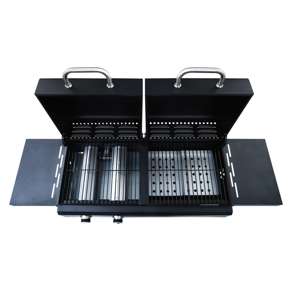 Barbecue Combinato Carbone e Gas 3 Fuochi cod mxl 13925