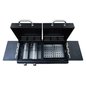 Barbecue Combinato Carbone e Gas 3 Fuochi cod mxl 13925