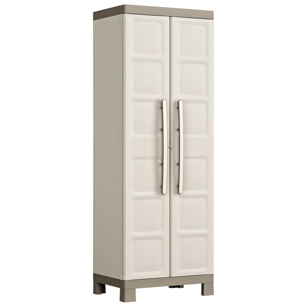 Keter Armadietto Multiuso Excellence Beige e Talpa 182 cm 46641