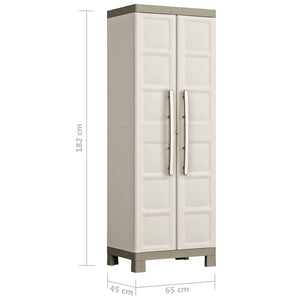 Keter Armadietto Multiuso Excellence Beige e Talpa 182 cm 46641