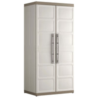 Keter Armadietto con Scaffali Excellence XL Beige e Talpa 182 cm 46642