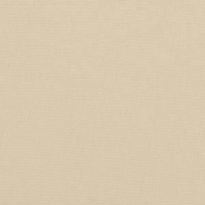 Cuscini per Sedie 4 pz Beige 120x50x3 cm in Tessuto 47543