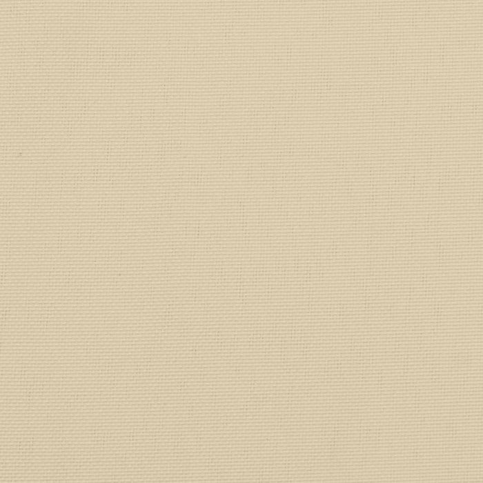 Cuscini per Sedie 4 pz Beige 120x50x3 cm in Tessuto 47543