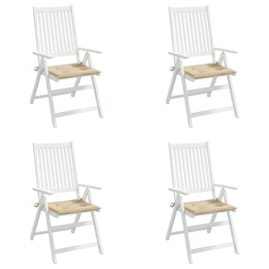 Cuscini per Sedie da Giardino 4 pz Beige 40x40x3 cm cod mxl 64027