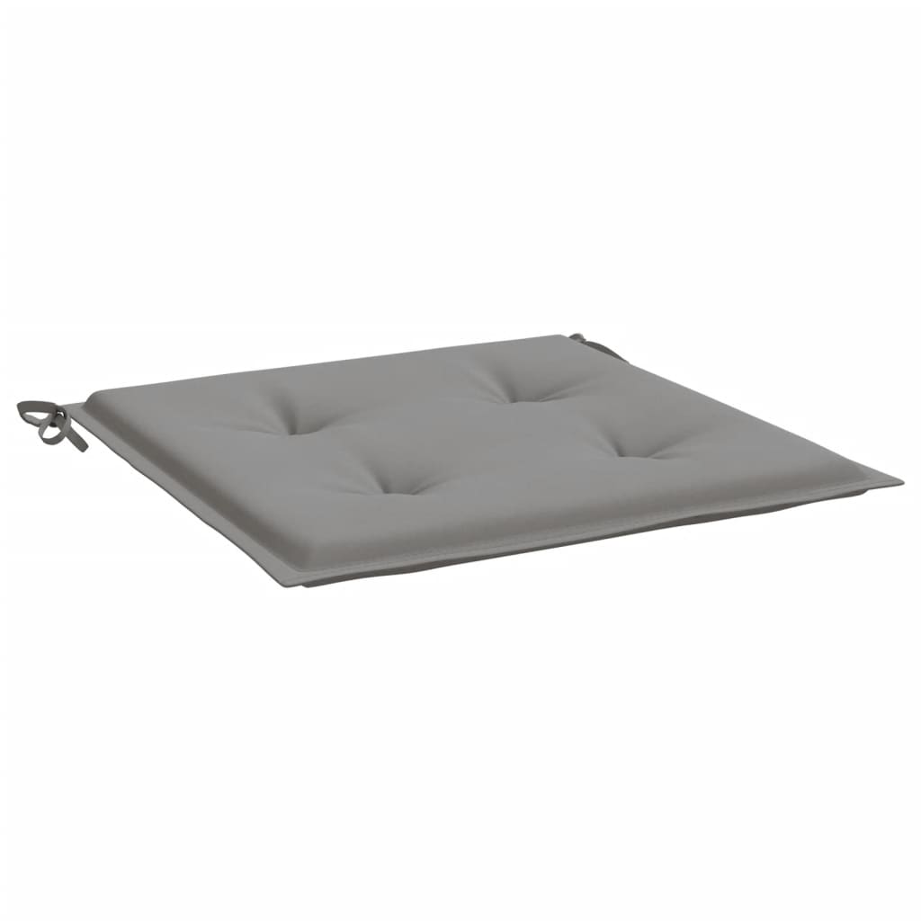 Cuscini per Sedia da Giardino 2 pz Grigi 50x50x3 cm cod mxl 68175