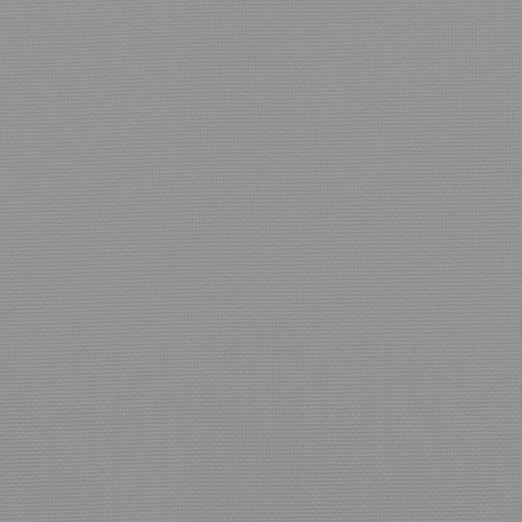 Cuscino per Panca Grigio 200x50x3 cm in Tessuto Oxford 47607