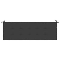 Cuscino per Panca da Giardino Nero 150x50x3 cm cod mxl 68158