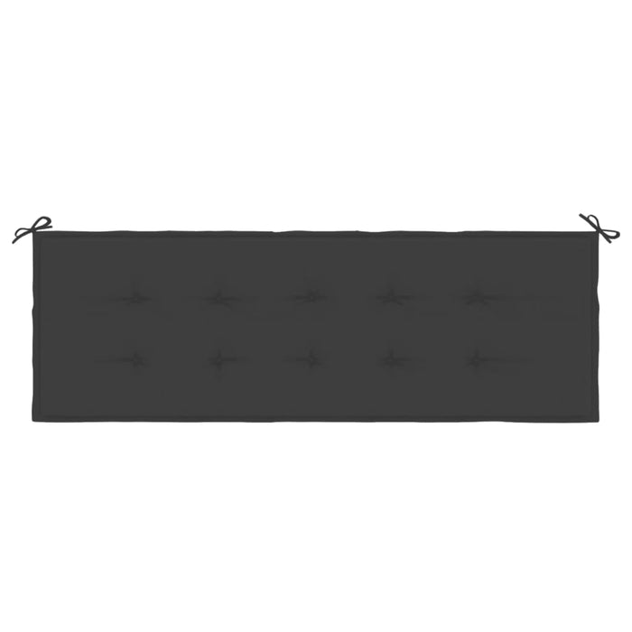 Cuscino per Panca da Giardino Nero 150x50x3 cm cod mxl 68158