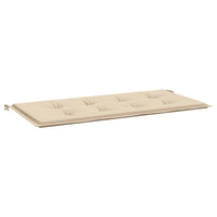 Cuscino per Panca da Giardino Beige 100x50x3 cm cod mxl 68622