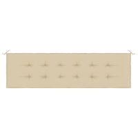 Cuscino per Panca da Giardino Beige 180x50x3 cm cod mxl 68404