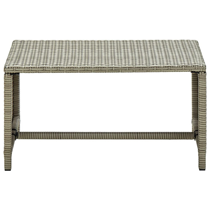 Tavolino da Caffè Beige 70x40x38 cm in Polyrattan cod mxl 55348