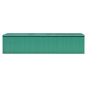 Capanno da Giardino Verde 257x779x181cm in Acciaio Zincato cod mxl 65861