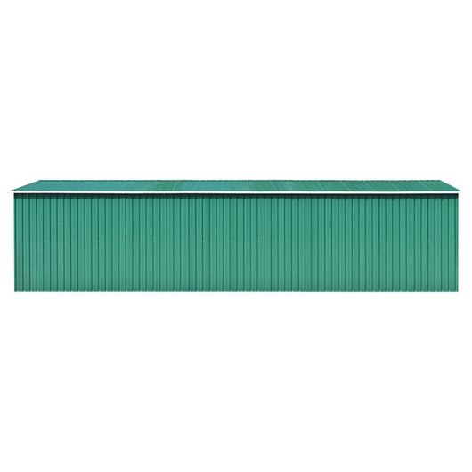 Capanno da Giardino Verde 257x779x181cm in Acciaio Zincato cod mxl 65861