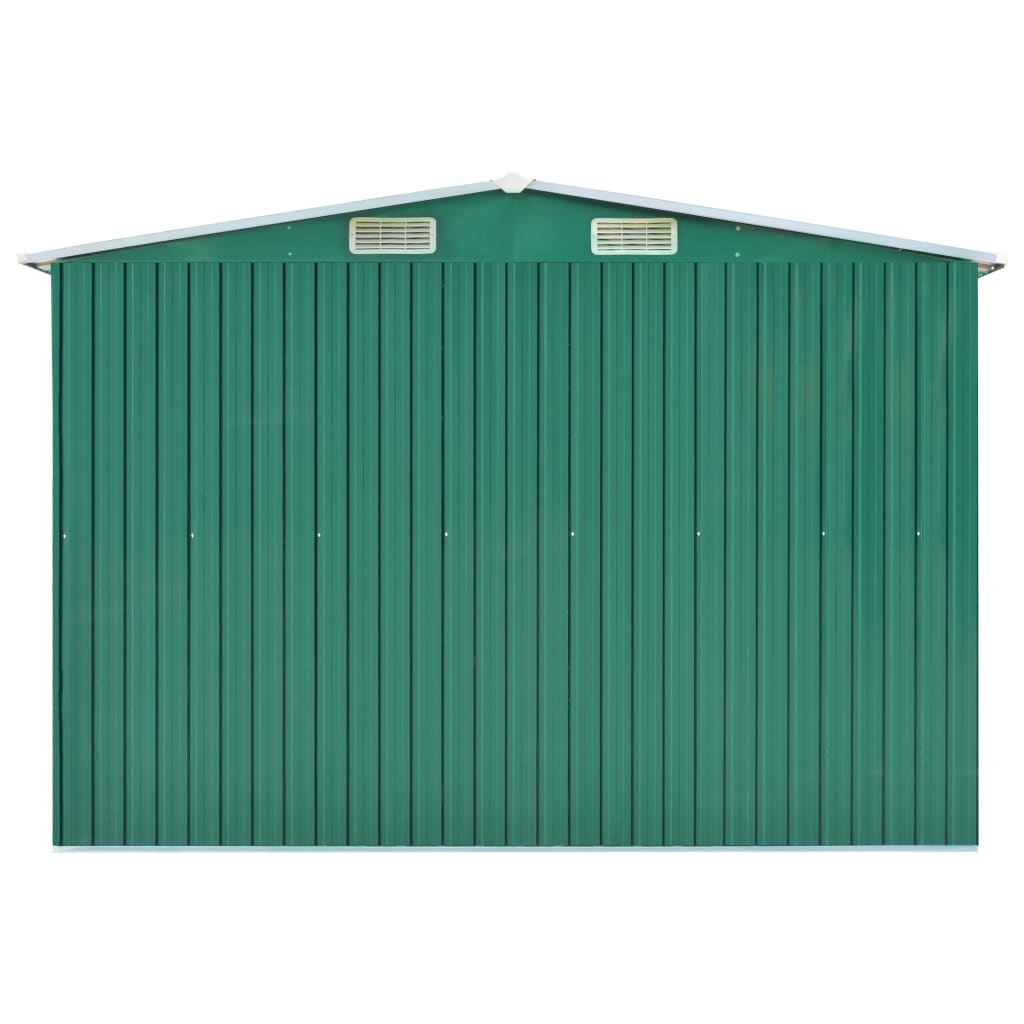 Capanno da Giardino Verde 257x779x181cm in Acciaio Zincato cod mxl 65861