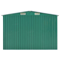 Capanno da Giardino Verde 257x779x181cm in Acciaio Zincato cod mxl 65861