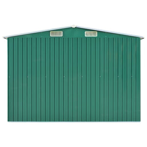 Capanno da Giardino Verde 257x779x181cm in Acciaio Zincato cod mxl 65861