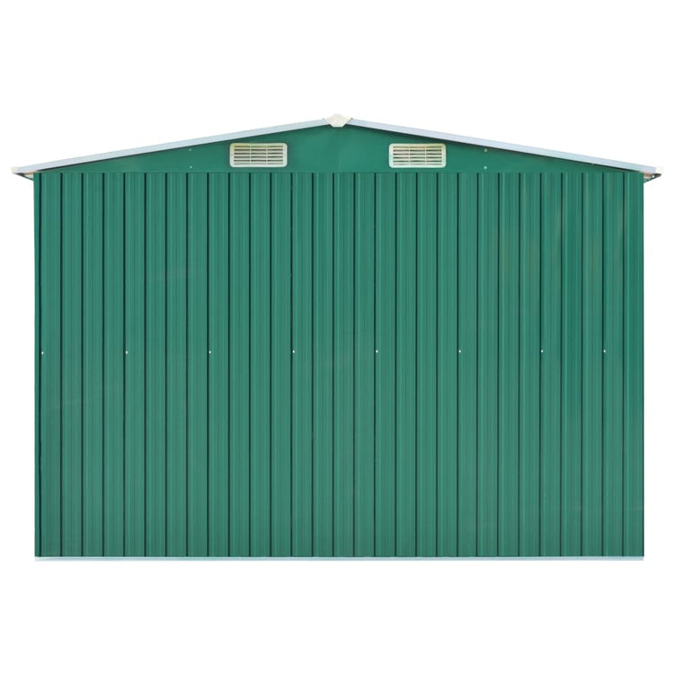 Capanno da Giardino Verde 257x990x181cm in Acciaio Zincato cod mxl 65793