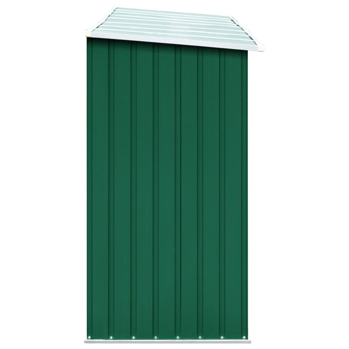 Capannone da Giardino in Acciaio Zincato 330x84x152cm Verde 47083